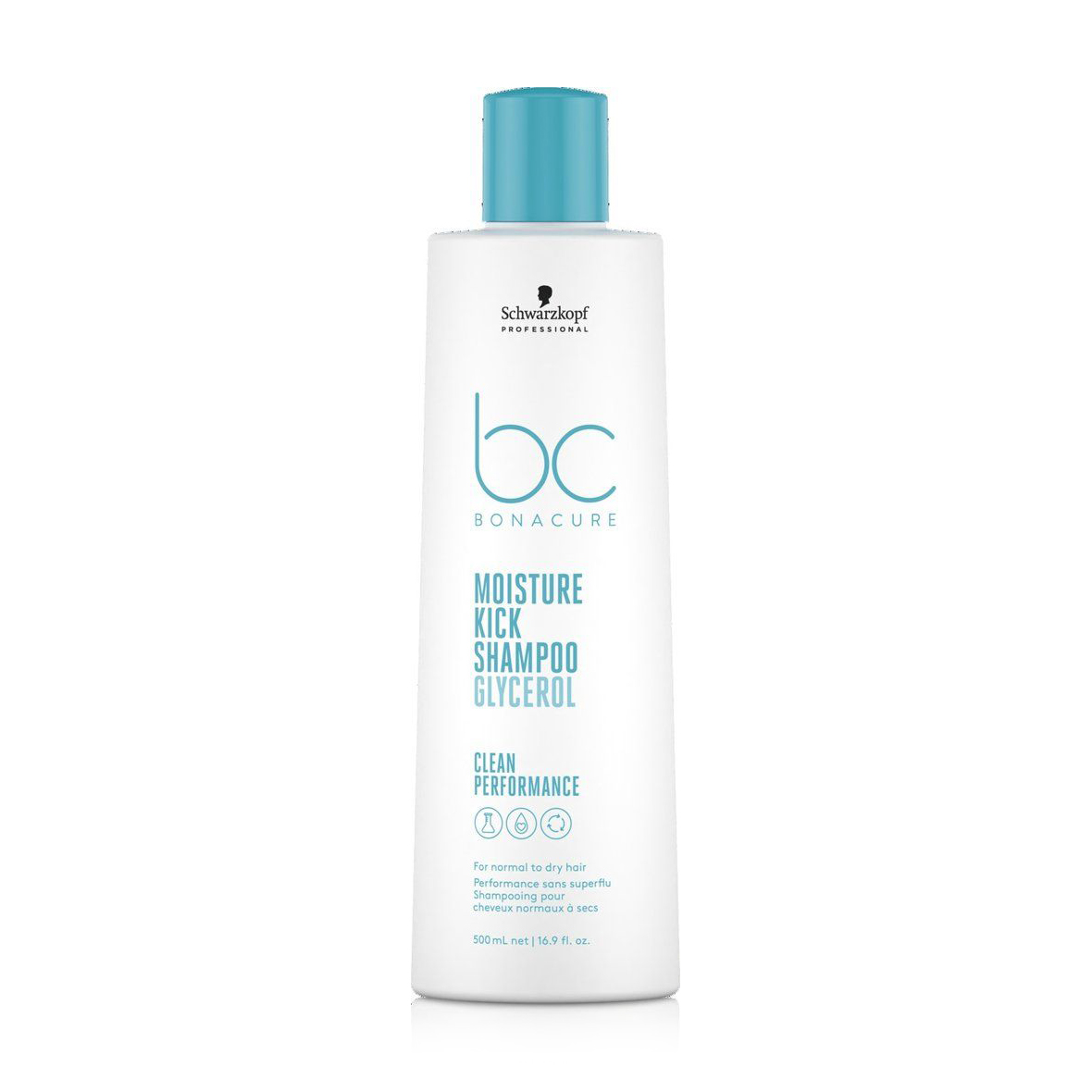 Зволожувальний шампунь Schwarzkopf Professional BC Bonacure Moisture Kick Shampoo Glycerol для нормального та сухого волосся, 500 мл
